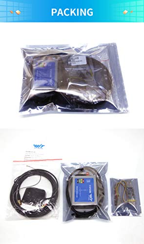 WitMotion WTGAHRS1 10-axis High-stability IMU AHRS Inclinometer, High-precision Acceleration+Gyro+Angle+Magnet+Air Pressure+GPS, TTL Level, Low-consumption Navigation Position Tracker with GPS Antenna