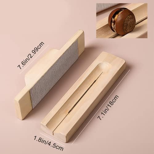Wooden Chestnut Cutter,Chestnut Clip,Chestnut Sheller,Chestnut Wood Clip + Stainless Steel Blade,Multifunctional Chestnut Peeler, Kitchen Tools