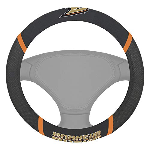 FANMATS NHL Anaheim Ducks Steering Wheel Cover