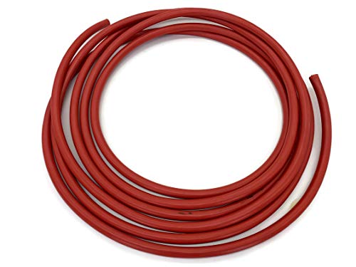 Exoda juego de cables de bateria 35 mm² 5m cable de cobre H07V-K35 rojo flexible con revestimiento PVC adecuado para diversas aplicaciones en vehiculos y maquinas