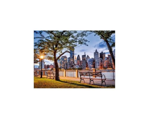 Puzzle 1000 pieces Manhattan au crépuscule, des 14 ans, Puzzle de qualité supérieure, Collection Évasion, 12001530, Nathan