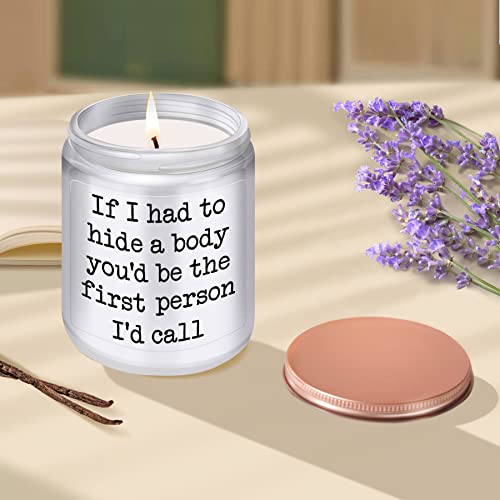 Funny Gifts- Birthday Gifts For Women Friends Female Bff Bestie Sister, Gifts For Women Best Friend Who Has Everything, Lavender Candle #TOP2