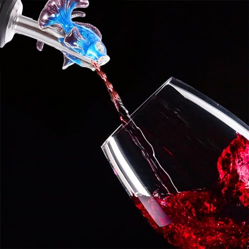 Vertedor de botellas de aceite y salsa reutilizable hecho de aleación de zinc 8