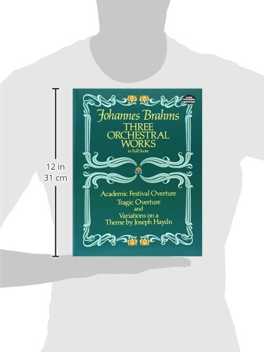 Three Orchestral Works in Full Score: Academic Festival Overture, Tragic Overture and Variations on a Theme by Joseph Haydn (Dover Orchestral Music Scores) - Image 3