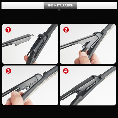 GARDIMU Front Rain Wiper Blades, 2-Piece Set for BMW 3 Series 320i 328i 328d 330i 330e 335i 340i 2014 2015 2016 2017 2018,Automotive Replacement Wiper Blades for Car Window by GARDIMU - Image 5