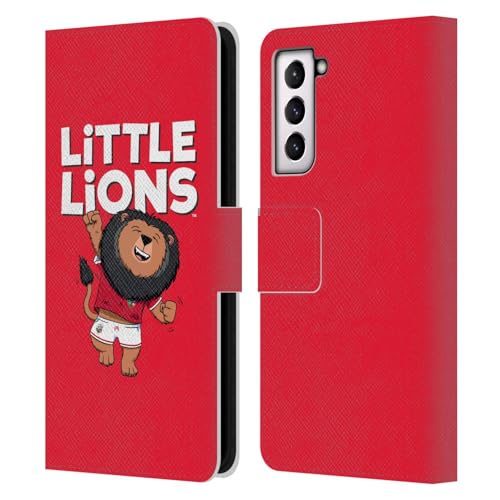 Étui portefeuille cuir Samsung S21 5G avec fentes cartes British Lions