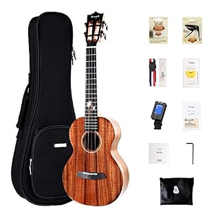 Ukulélé de concert Enya EUC-X2K KOA Veneer 23 pouces Ukulele set - Les Beatles, Paul McCartney, John Lennon, RIngo Starr, George Harrison
