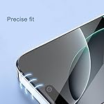 Ailun 3 Pack Screen Protector for iPhone 16 Pro [6.3 inch] + 3 Pack Camera Lens Protector with Installation Frame,Case Friendly Tempered Glass Film,[9H Hardness] - HD [6 Pack] - Image 4