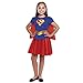 Disfraz Superheroína Niña con Capa Girl Super【Tallas Infantiles de 3 a 12 años】[Talla 10-12 años] | Disfraces Niñas Superhéroes Carnaval Halloween Regalos Niños Cosplay Cómics
