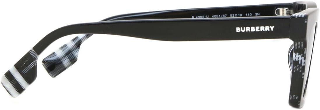 BURBERRY Sunglasses BE 4392 U 405187 Briar Black/Check White Black