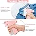BEVTEE Price Tagging Guns for Clothes, Retail Price Tag Attacher Guns for Clothing (Not Stitch Gun), Includes 5 Needles, 1008 Barbs Fasteners, 1 Hard EVA Bag(Pink)