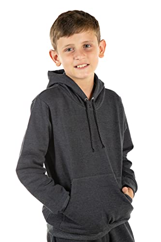 Conjunto Moletom Infantil Flanelado Com Capuz (Chumbo, 8)
