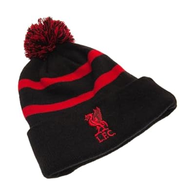 Liverpool FC Adultos Unisex Gorro Esquí - Negro/Rojo, One Size | Ya disponible en tu tienda friki favorita! En mundofriki.es!