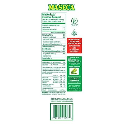 Maseca Corn Flour Mix, 4.4 Pound - 10 per case.