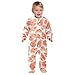 XDKDZIS Cute Pattern Of Salmon Fillets Baby One Piece Snug-Fit Footed Onesie Cotton Pajamas for 3-24M Toddlers Boys Girls