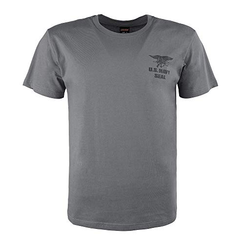 EXCELLENT ELITE SPANKER NOSOTROS Ejército Sello Original Armada focas Camiseta(Gris-M)