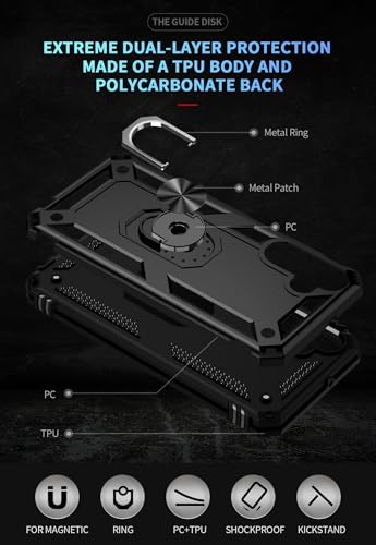 Coque Samsung A15 protection militaire robuste avec anneau intégré - 4