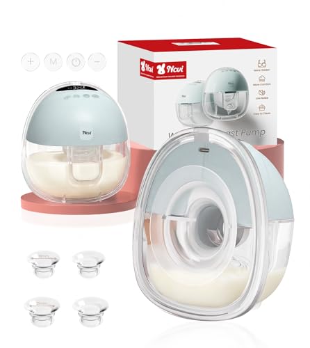NCVI Wearable Breast Pump, Discreet & Wireless for Mom Working or Outsides