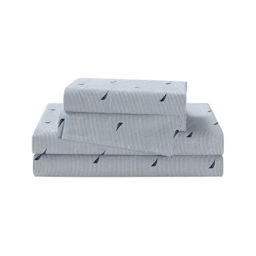Nautica - Twin Xl Comforter Set, Cotton Reversible Bedding With Matching Sham & Bonus Sheet Set, Dorm Room Essentials (Mineola Navy, Twin Xl) #TOP4
