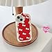 Danzel for iPhone 12 Pro Max/13 Pro Max/14 Pro Max/15 Pro Max Cute Case, Cartoon Bow Cat Soft Silicone Kawaii Funny Retro Cover (Red)