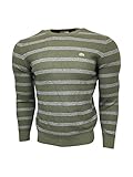 lacoste hemd gestreift  Lacoste Herren Sweatshirt Baumwolle/Wolle/Polyamid AH8380 Khaki Grün (Large)