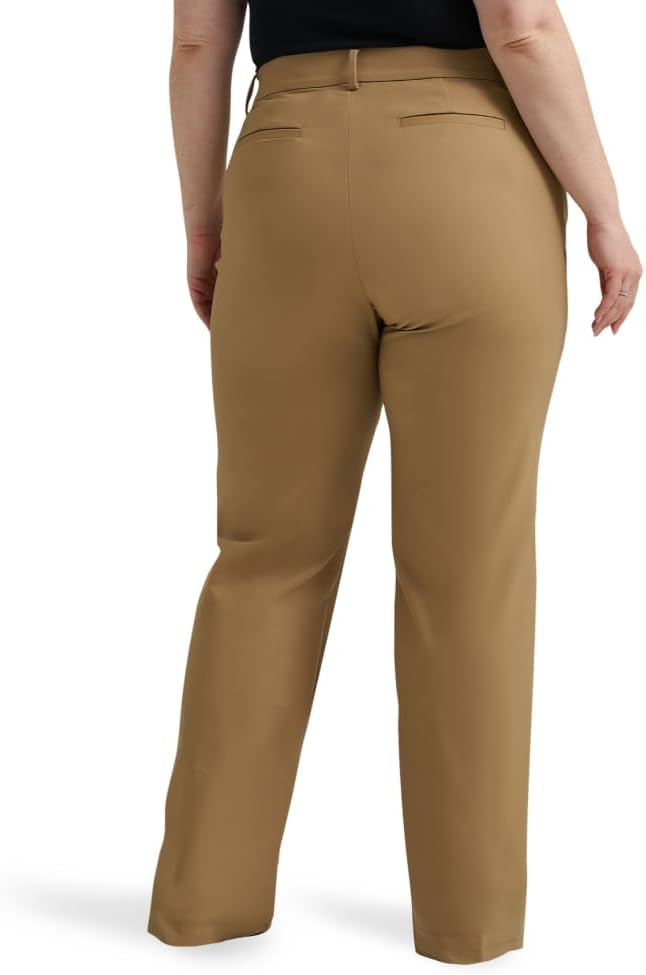 Lee Women’s Plus Size Ultra Lux Comfort with Flex Motion Trouser Pant - Image 3