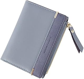 HuaJiao Ladies Purse Wallet, PU Leather Wallet Ladies Zipper Wallet Multifunction Ladies Bifold Wallets Credit Card Holder Wallet for Women Girls