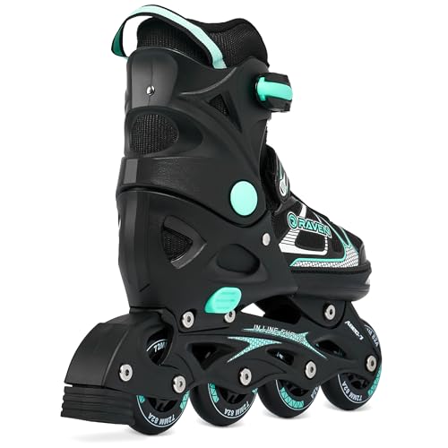 Miniatura 3 de Patines En Línea Spirit Ajustables Y Modificables Negro Menta, 40-43 25cm-27,5cm