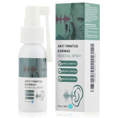 Olive Oil Ear Spray, Sanftes Ohrenschmalz-Entfernungsspray, Entfernt verhärtetes Ohrenschmalz, um verstopfte Ohren zu lindern 30ml