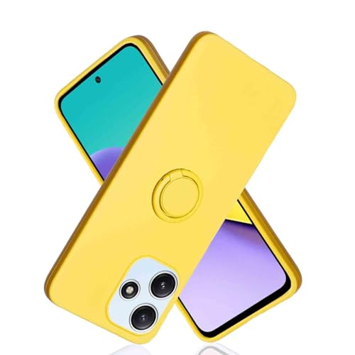 �yViesa�zFor �݊��� Redmi 12 5G XIG03 �P�[�X �����O�t�� �X�}�z�P�[�X�i�C�G���[�j���p �V���I�~xig03 �~�[12 5G �\�t�g�J�o�[ �ԍڃz���_�[ �V���R�� �P�[�X �K�p �V���I�~mi12 Yellow