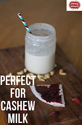 Spicy World Raw Cashews Whole 5 Pound Bulk - Unsalted, Natural & Pure, No Chemicals #TOP5