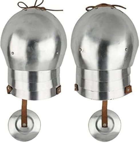 Spallières italiennes médiévales armure épaule acier besagew combat