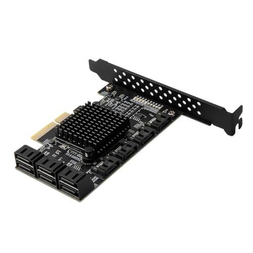 Carte PCI Express SATA 3.0 Débit Rapide Kisangel 10 Ports Haute Stabilité