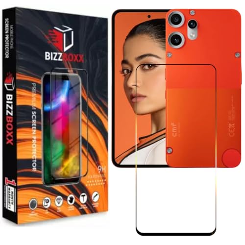Image of Compatible With CMF Nothing Phone 2 Pro 5G Tempered Glass Screen Protector Guard - HD Clarity, Anti-Fingerprint Screen Guard (CMF Phone 2 Pro - 6.77 inch)|With Installation Kit - Pack of 1