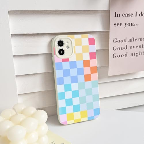 NITITOP for iPhone 11 Case Cute Checkerboard - Blue Colorful by NITITOP - Used condition - Image 7