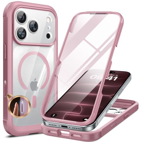 Miracase Magnetic for iPhone 18 Pro Case 6.3", Full Body Protection, Lilac