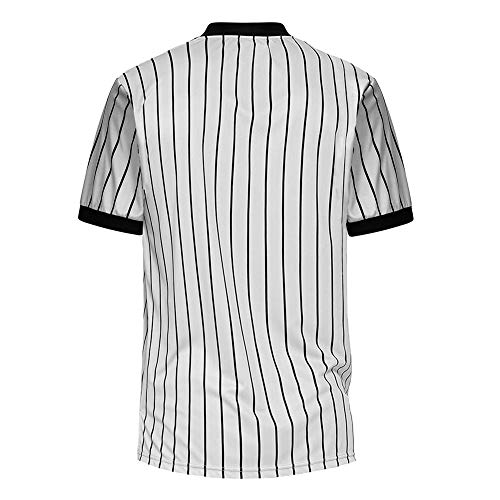 image for ChinFun Men's Grey Basketball Officials Referee Jersey Pro-Style Ref U