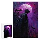 【Taille et matériau】Taille du puzzle en bois: 300pcs (38x26cm)；500pcs (52x38cm), 1000pcs (75x50cm); Taille du puzzle en papier: 38x26cm/1000pcs. Recommandé pour adultes et enfants de 12 ans et plus.