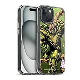 Head Case Designs Officially Licensed Justice League DC Comics Swamp Thing #0 Dark Comic Art Gel Case [Military Grade Protection] Compatible with Apple iPhone 15 and Compatible with MagSafe