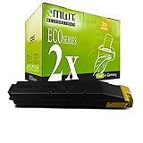  2x MWT Toner avec 50% plus de puissance pour Mita Copystar CS 3050 CI , CS 3550 CI remplacer Kyocera jaune TK-8305 Y cartouches Original Mehrwegtoner ( ISO-Norm 19798 )