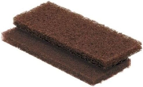 1703 Shur-Lok Coarse Scrubber Pad, Brown - 2 Pack 1703