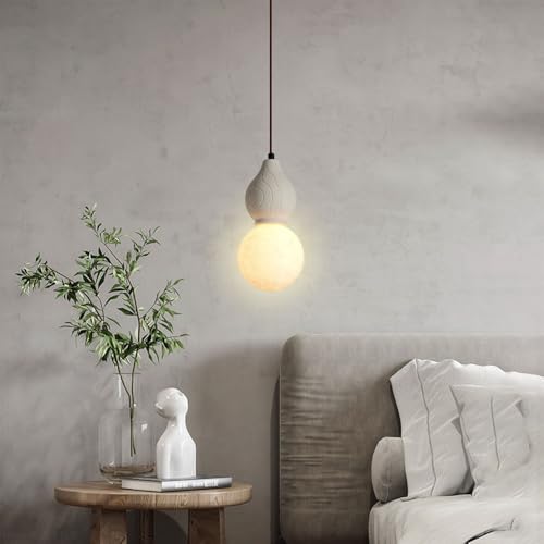 Lampe suspendue à intensité variable en ciment créatif et design architectural - 3