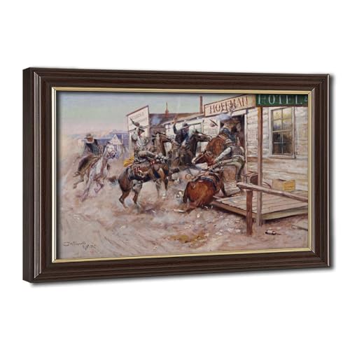 Tableau American West Charles Marion Russell pour raconter une histoire unique