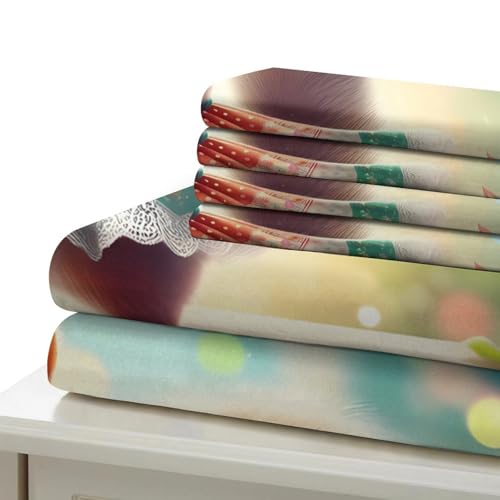 Housse de couette écureuil idée cadeau anniversaire enfant single - 7