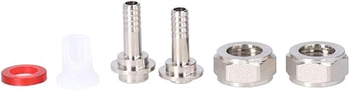 Miniatura 6 de Acoplador de barril, acoplador de cerveza tipo G5/8 A, distribuidor de grifo de barril de acero inoxidable, acoplador de cerveza con válvula de