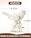 KVEEO 1 or 7/8 Inch Bird-Shaped Decorative Finials for Curtain Rods White Curtain Rod Ends Metal Curtain Rod Finials Ends Easy to Install Set of 2 Rod End