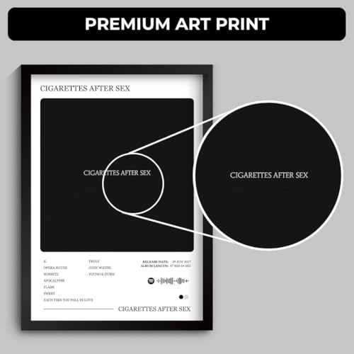 Image of Funk You Store Cigarettes After Sex A4 Poster | Framed A4 Size | Framed A4 Cigarettes After Sex Posters of Apocalypse, Affection & more for Wall, Bedroom, Living room (F 131)