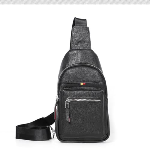 Sac de poitrine en cuir résistant pour libérer vos poches de pantalon avec style