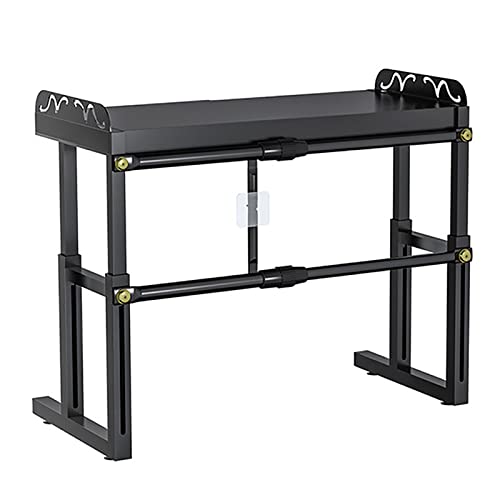 Support de rangement pour micro-ondes extensible pour optimiser la cuisine - 2