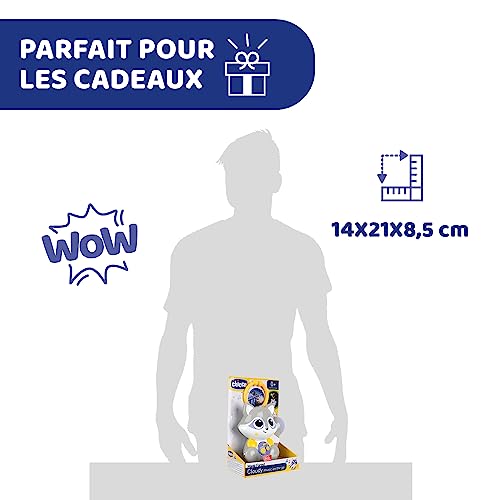 Chicco Veilleuse Clouy Veilleuse et Jouet pour Poussette avec Musique Classique et New Age Relaxante Volume Réglable Veilleuse avec Anneau pour Poussette Jouet pour Bébés 0+ Mois - vue 8